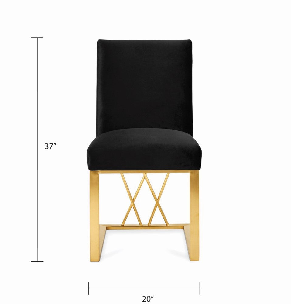 Mercer Dining Chair - Brushed Gold - Ella and Ross Furniture