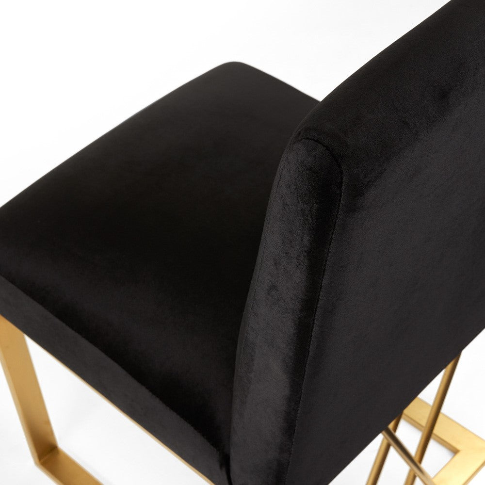 Mercer Dining Chair - Brushed Gold - Ella and Ross Furniture