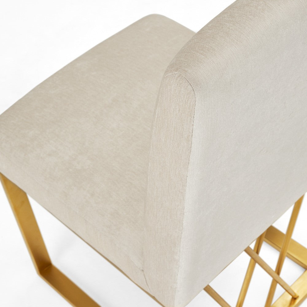 Mercer Dining Chair - Brushed Gold - Ella and Ross Furniture
