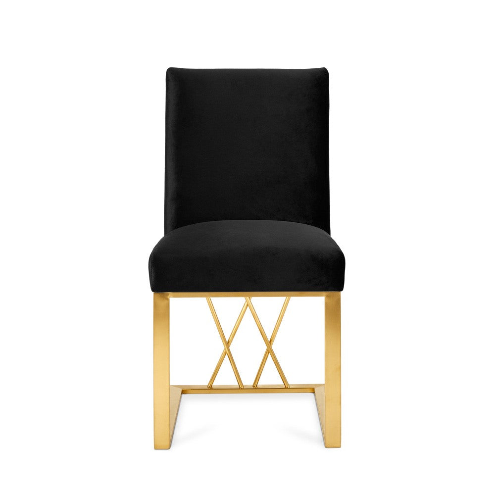 Mercer Dining Chair - Brushed Gold - Ella and Ross Furniture