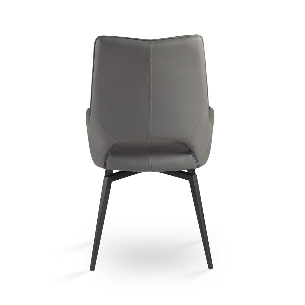 Michigan Swivel Dining Chair - Black - Ella and Ross Furniture