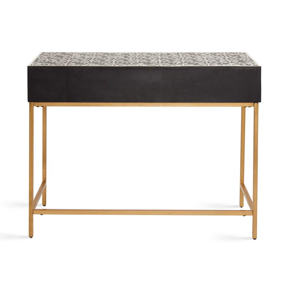Minnow Bone Inlay Desk/Console - Ella and Ross Furniture