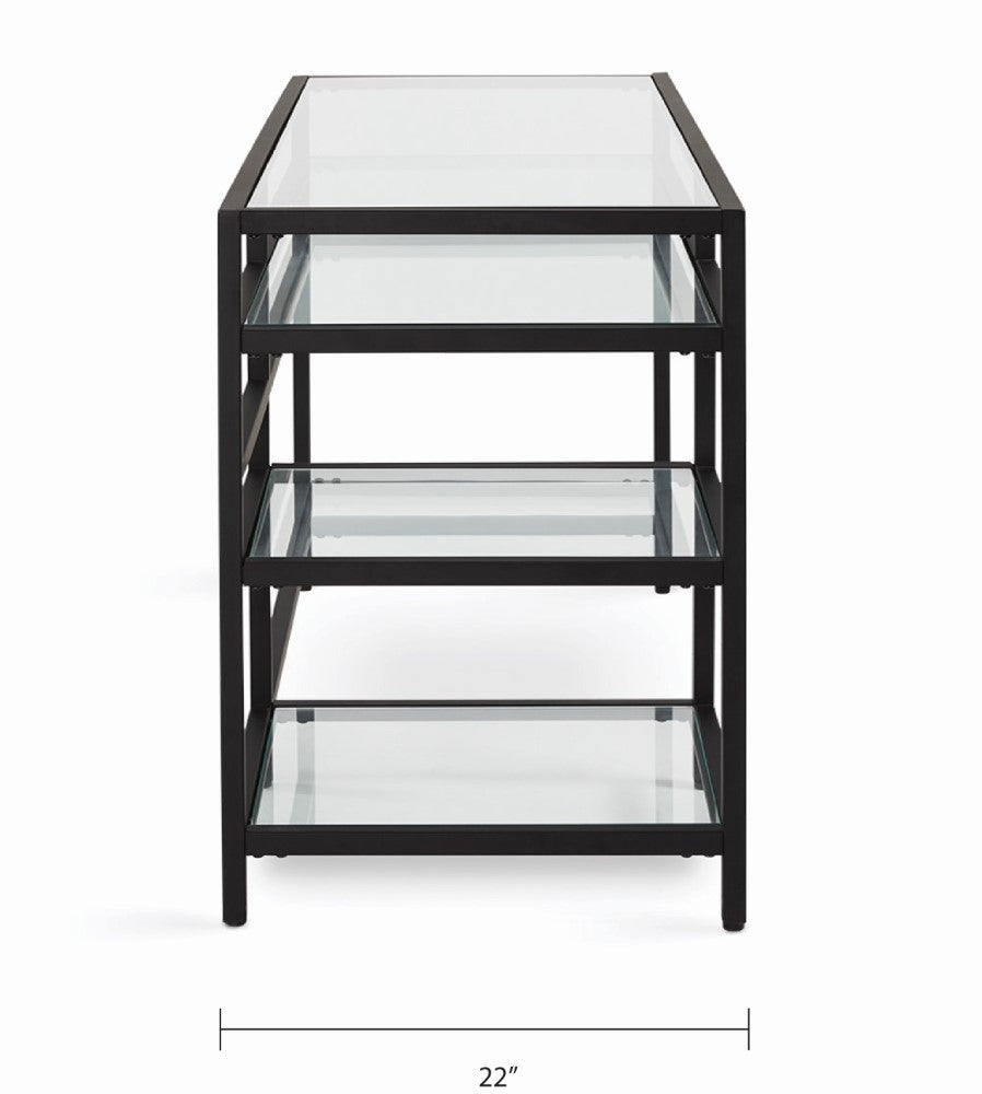 Murray Black Metal Desk - 51" - Ella and Ross Furniture