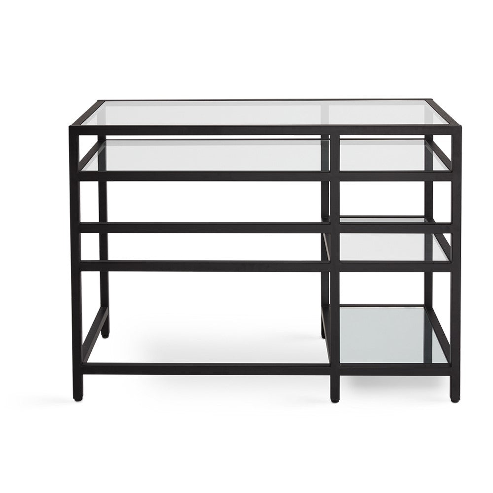 Murray Black Metal Desk - 41" - Ella and Ross Furniture