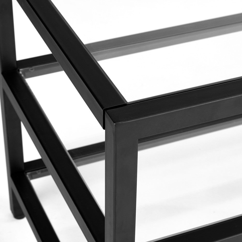 Murray Black Metal Media Console - 47" - Ella and Ross Furniture