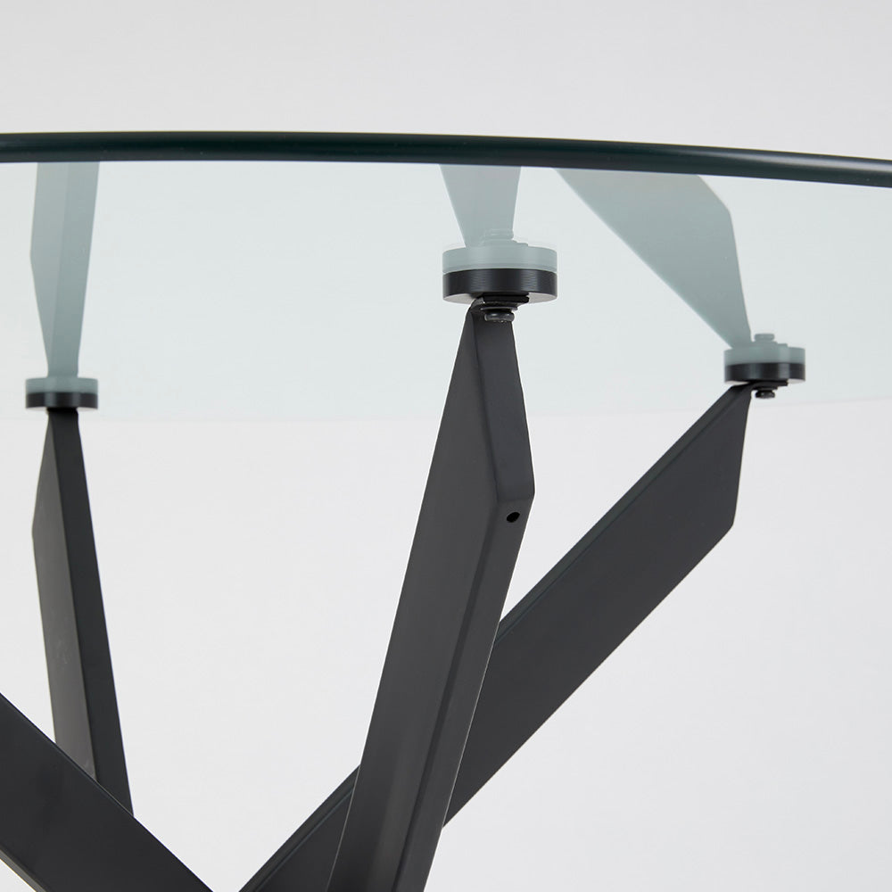 Olen Black Dining Table - Ella and Ross Furniture