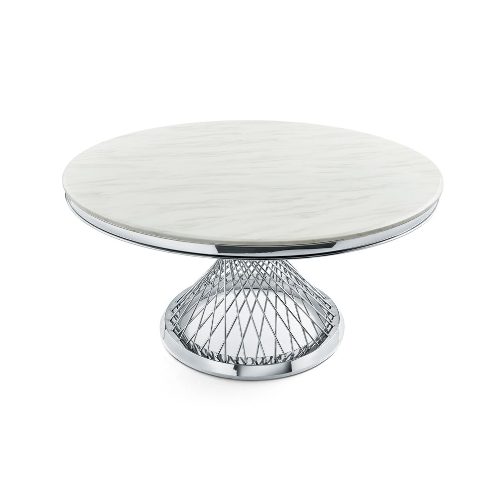 Olivia Dining Table - Silver