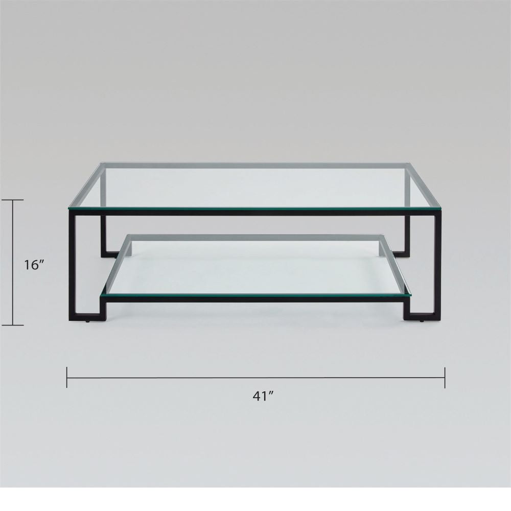 Oslo Coffee Table 41" - Black - Ella and Ross Furniture