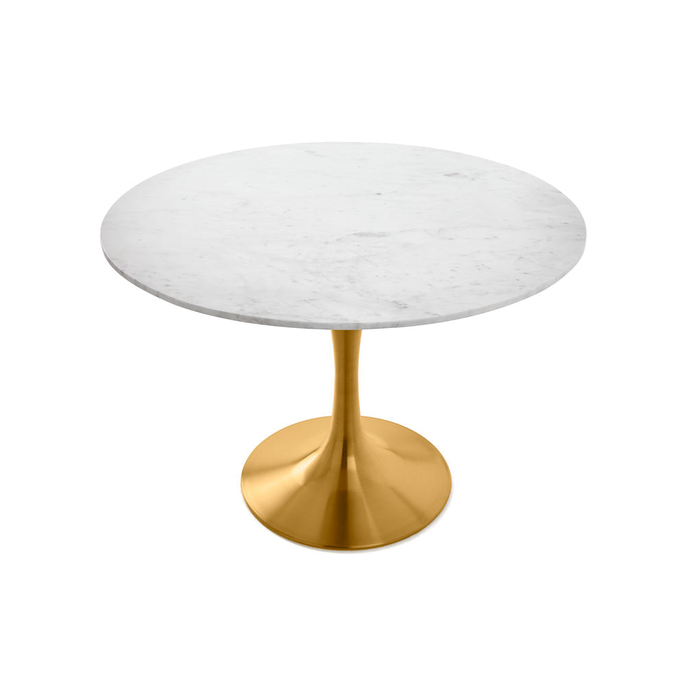 Paros Marble Dining Table - Gold - Ella and Ross Furniture