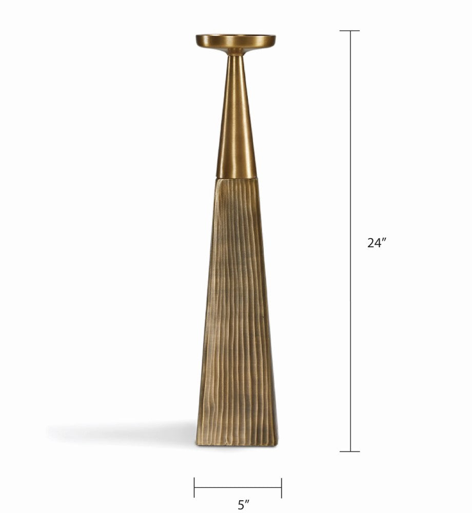 Reuben Pillar Candle Holder - Set of 3 - Ella and Ross Furniture