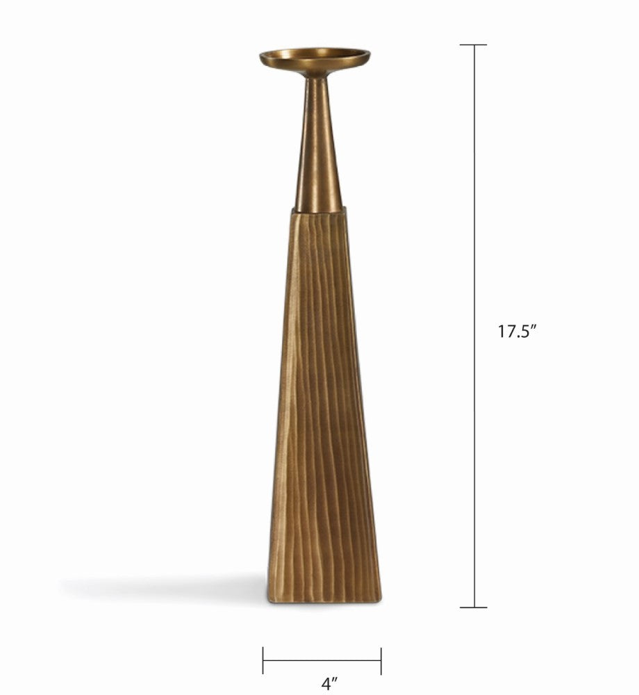 Reuben Pillar Candle Holder - Set of 3 - Ella and Ross Furniture
