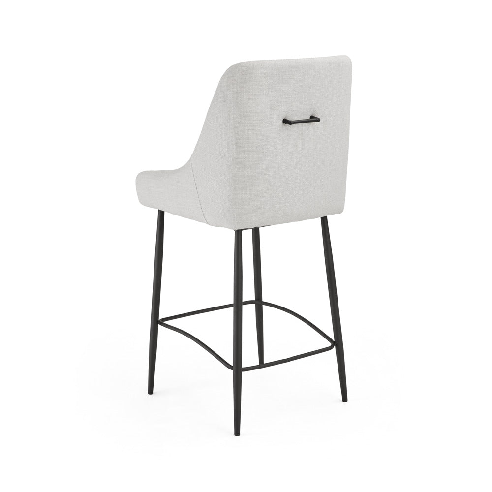 Roma Black Metal Counter Stool - Ella and Ross Furniture