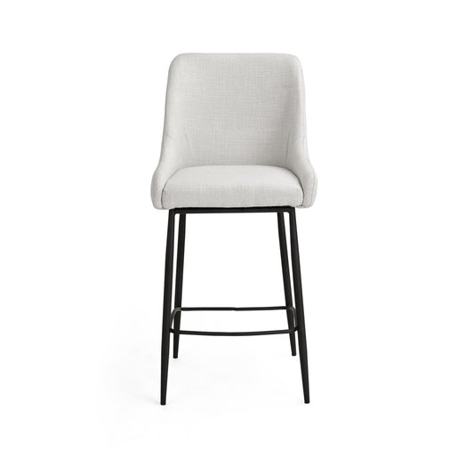 Roma Black Metal Counter Stool - Ella and Ross Furniture