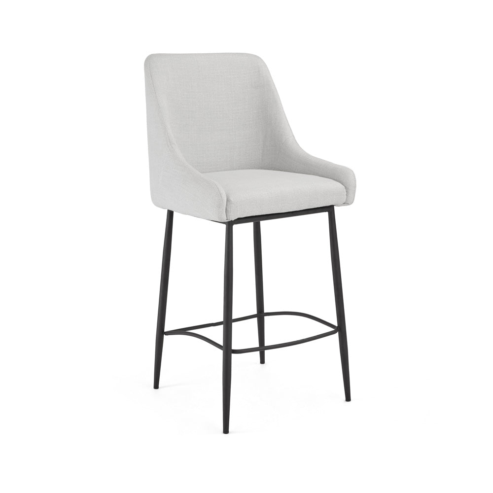 Roma Black Metal Counter Stool - Ella and Ross Furniture