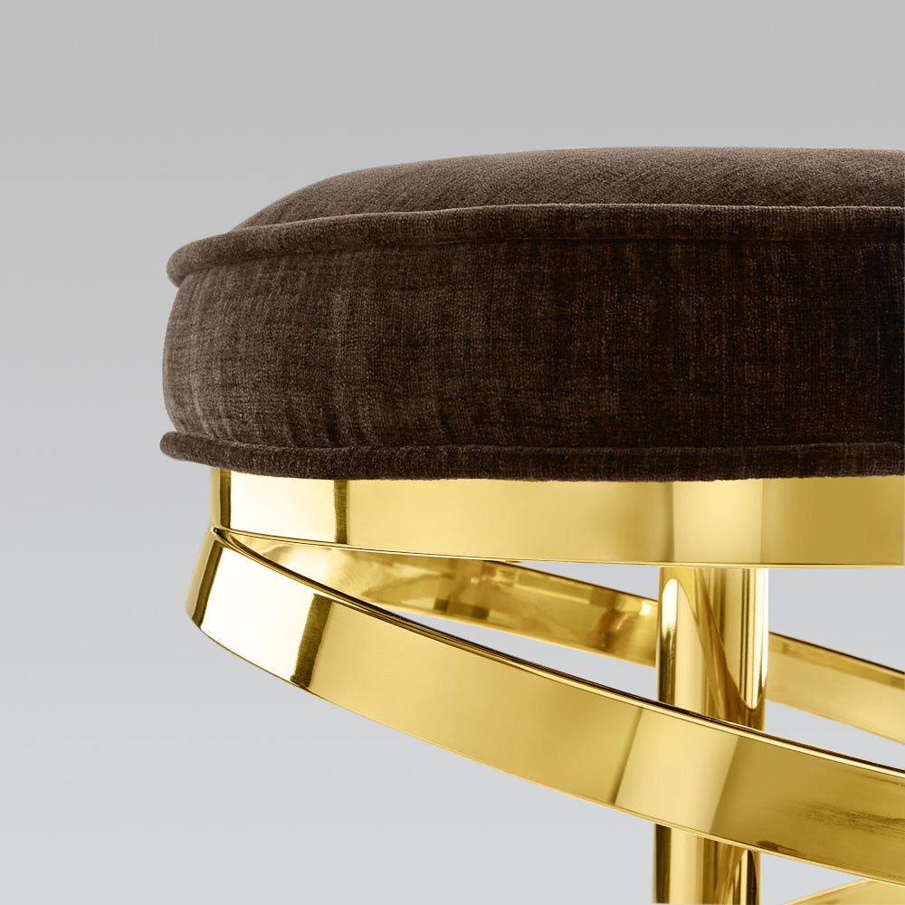 Sterling Gold Bar Stool - Ella and Ross Furniture