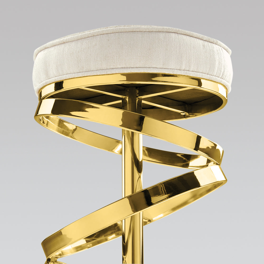 Sterling Gold Bar Stool - Ella and Ross Furniture