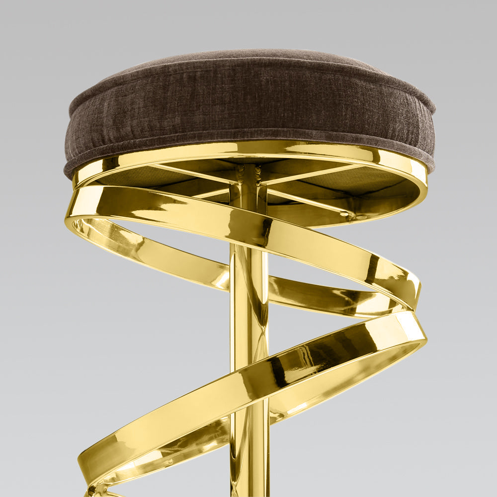 Sterling Gold Bar Stool - Ella and Ross Furniture