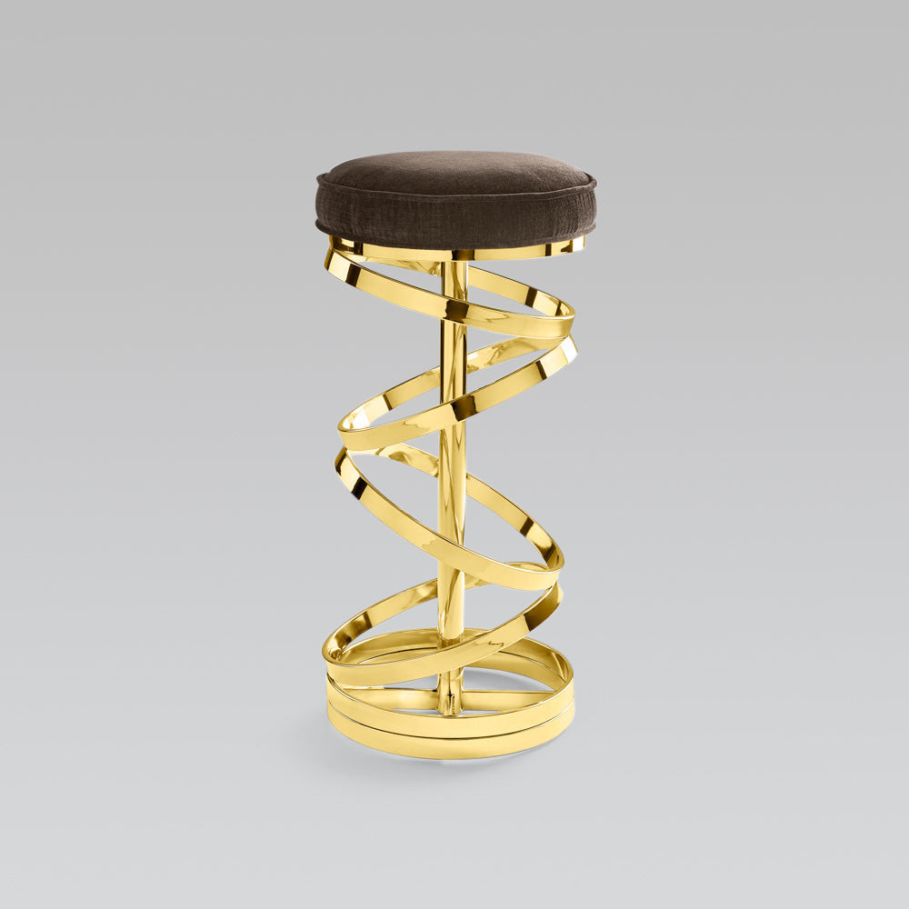 Sterling Gold Bar Stool - Ella and Ross Furniture