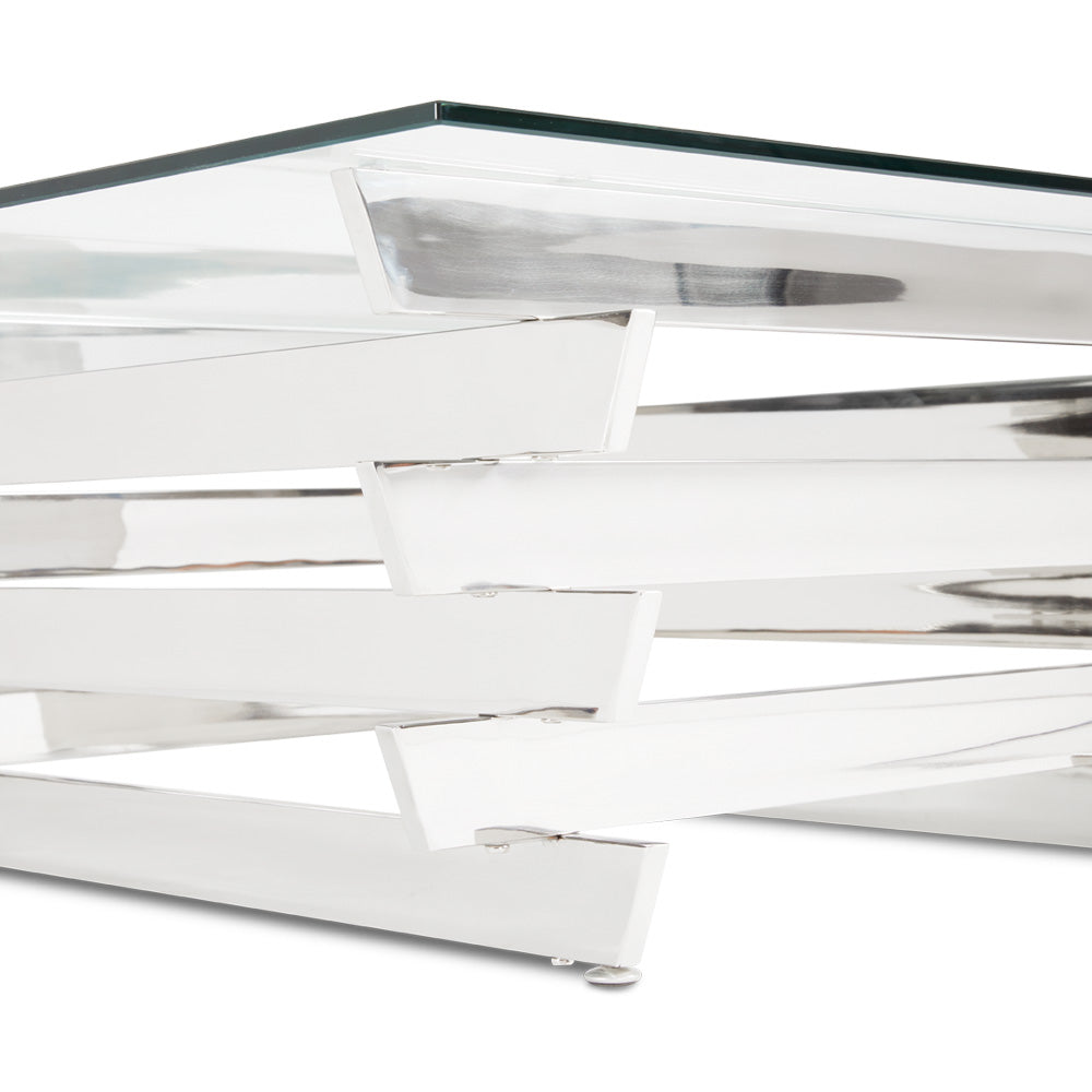 Talbot Square Glass Coffee Table - Ella and Ross Furniture