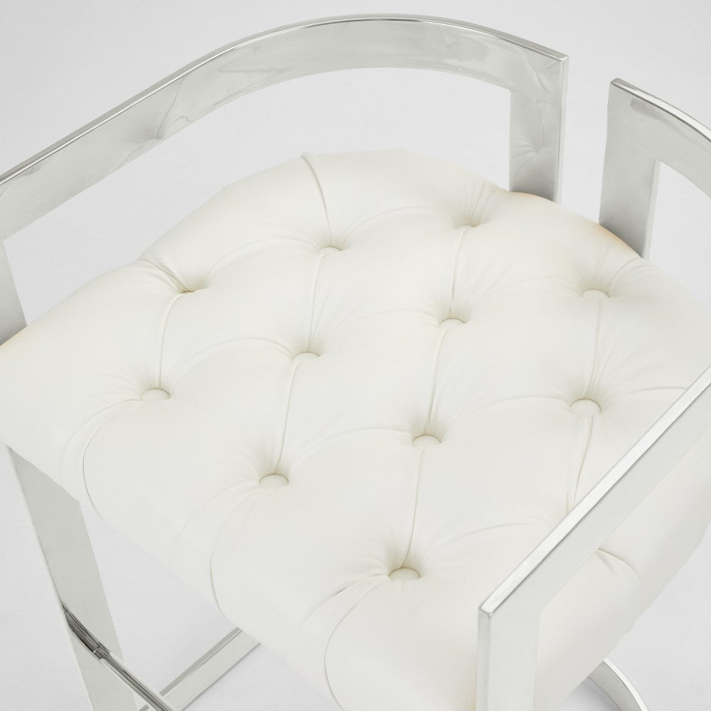 Vara Silver Counter Stool - Ella and Ross Furniture