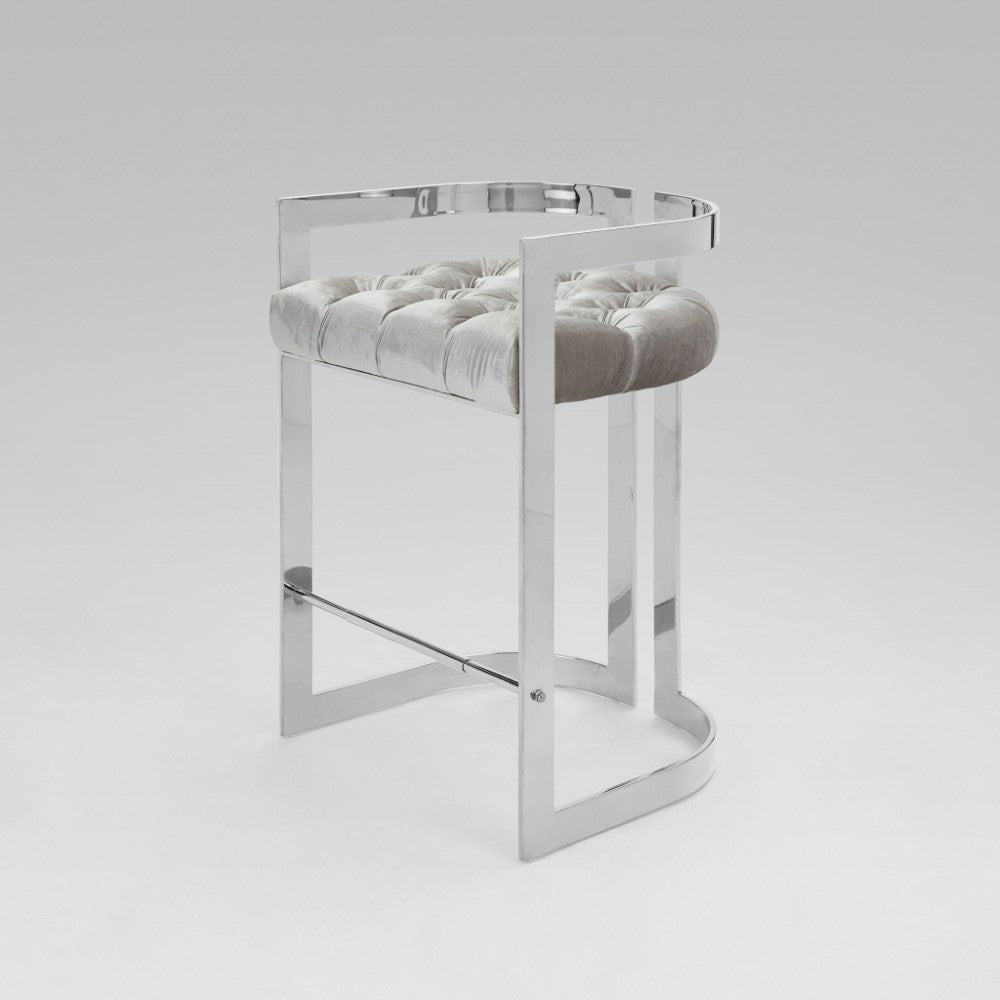 Vara Silver Counter Stool - Ella and Ross Furniture