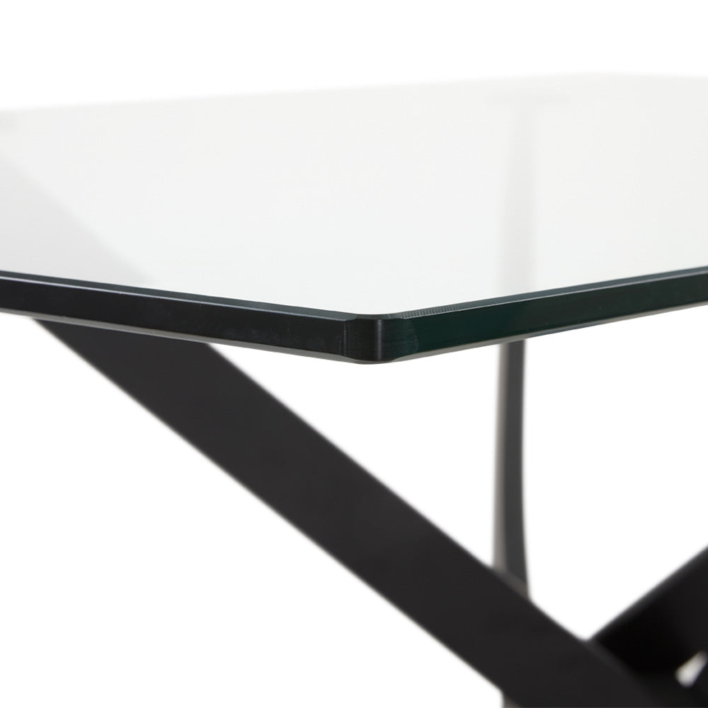 Verity Black Dining Table - 63" - Ella and Ross Furniture