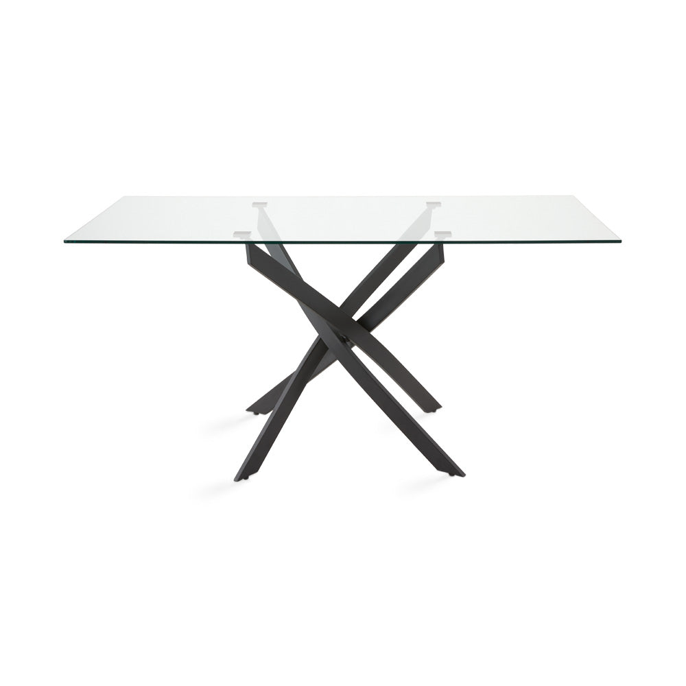 Verity Black Dining Table - 63" - Ella and Ross Furniture