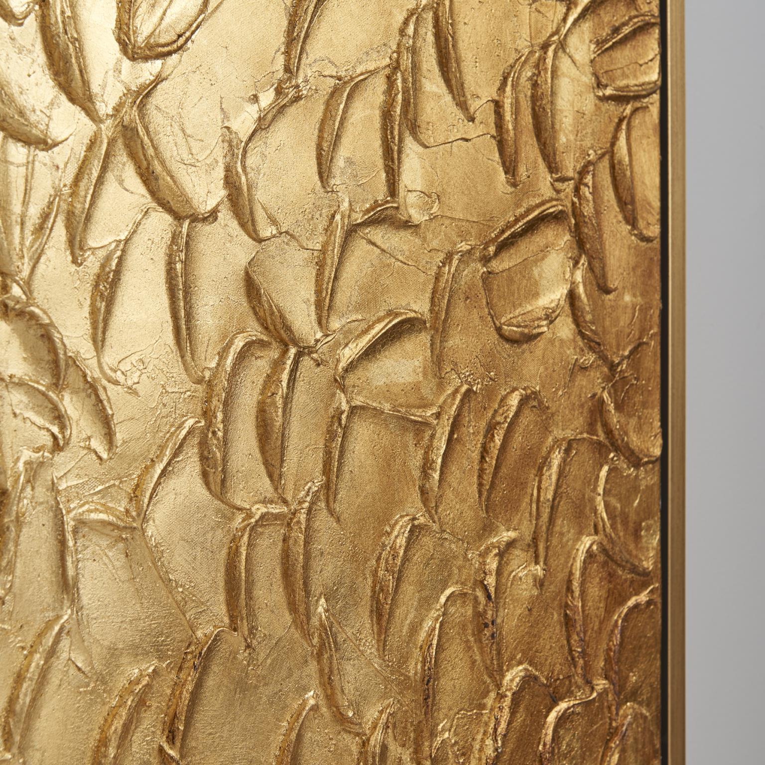 Gold Waves Wall Art - Ella and Ross Furniture