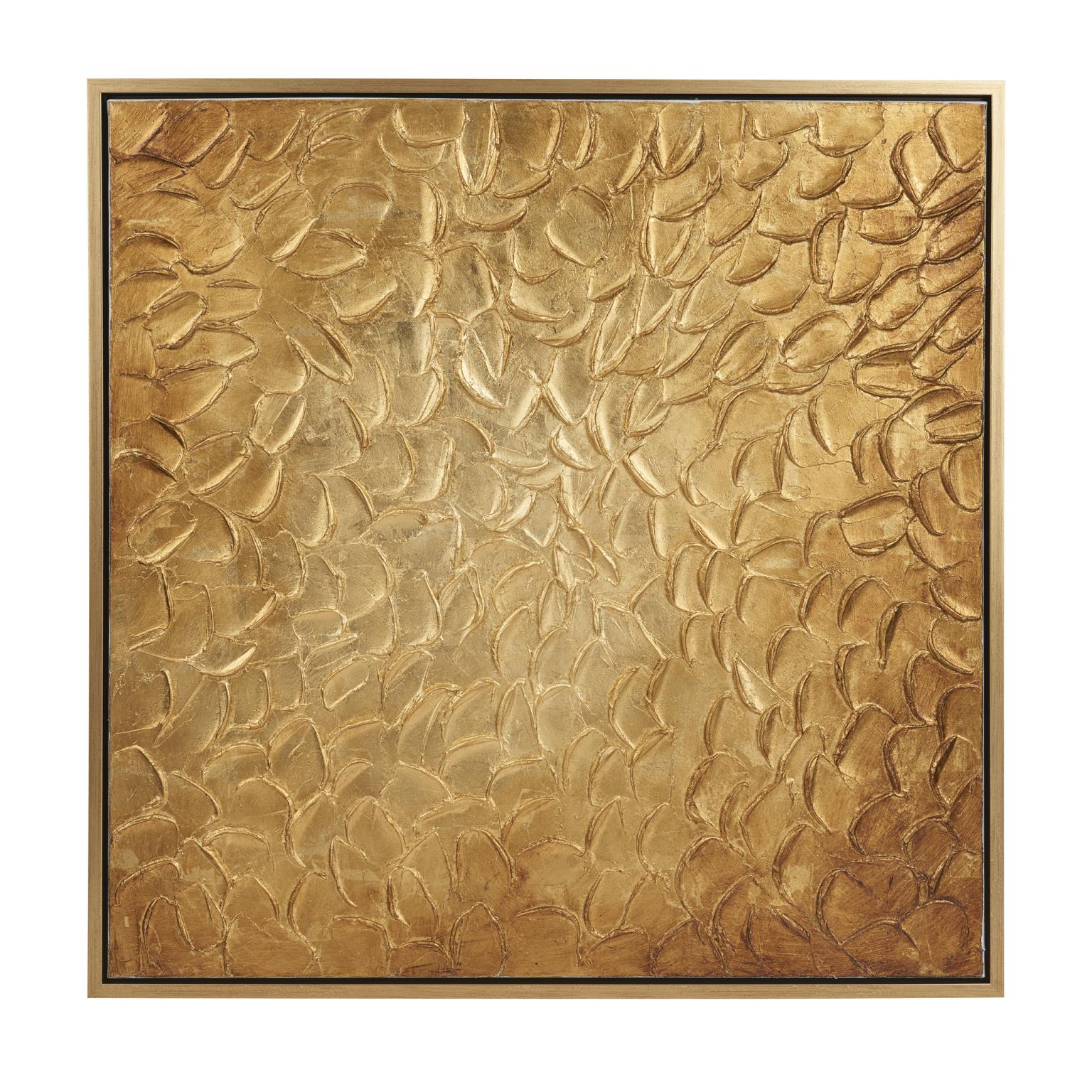 Gold Waves Wall Art - Ella and Ross Furniture