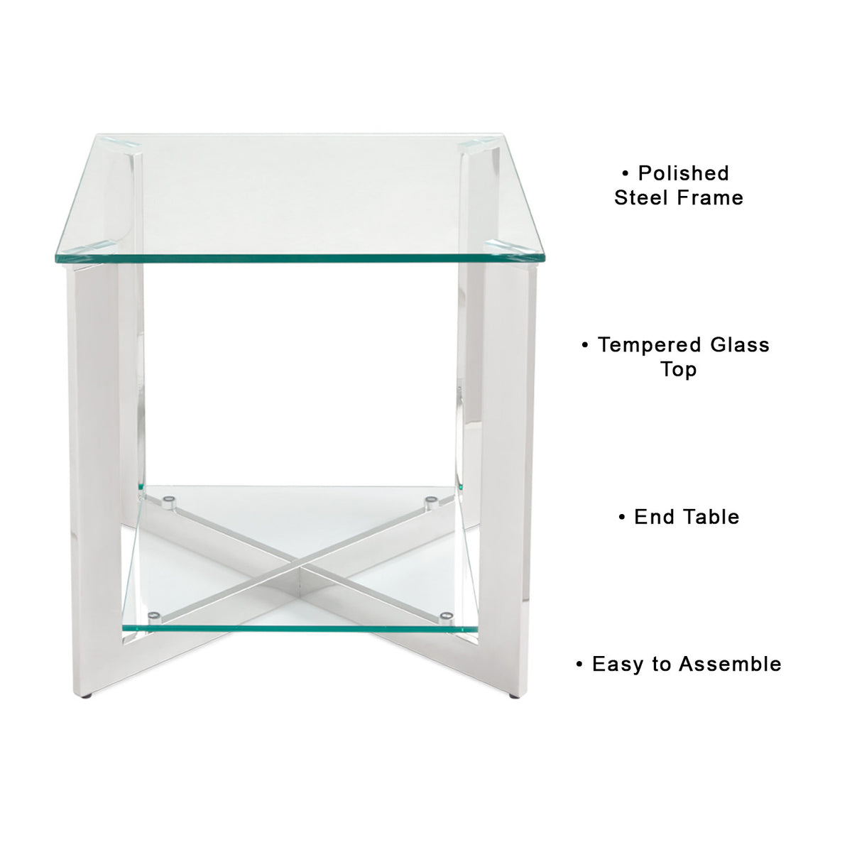 Evelyn End Table - Ella and Ross Furniture