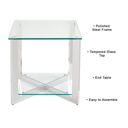 Evelyn End Table - Ella and Ross Furniture