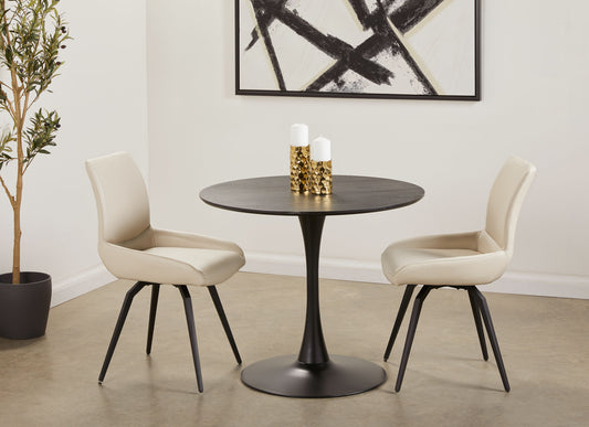 Darwin Dining Table: Black - Ella and Ross Furniture