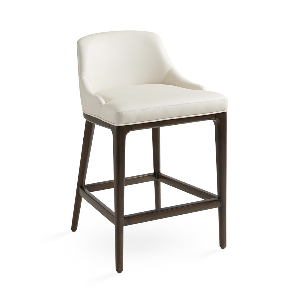 Emmett Counter Chair Aspen Taupe PU - Ella and Ross Furniture