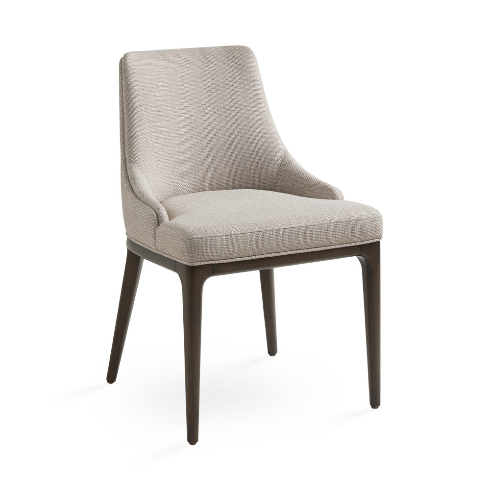 Emmett Dining Chair Grey Linen - Ella and Ross Furniture