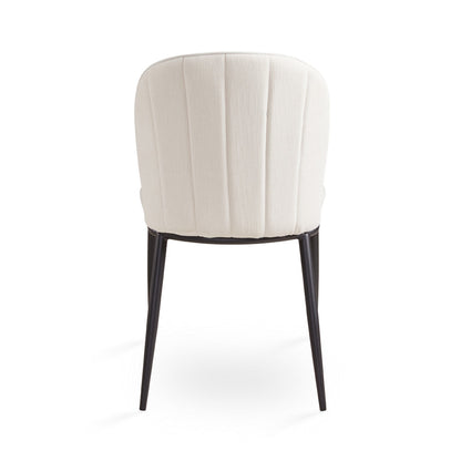 Ansley Dining Chair Ivory Silex - Ella and Ross Furniture
