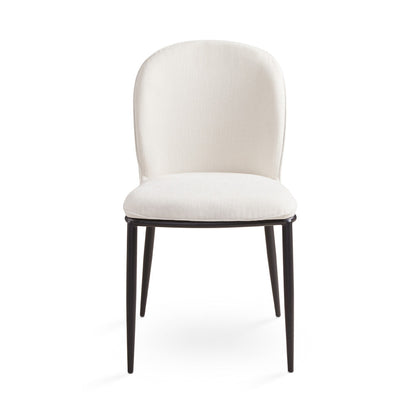 Ansley Dining Chair Ivory Silex - Ella and Ross Furniture
