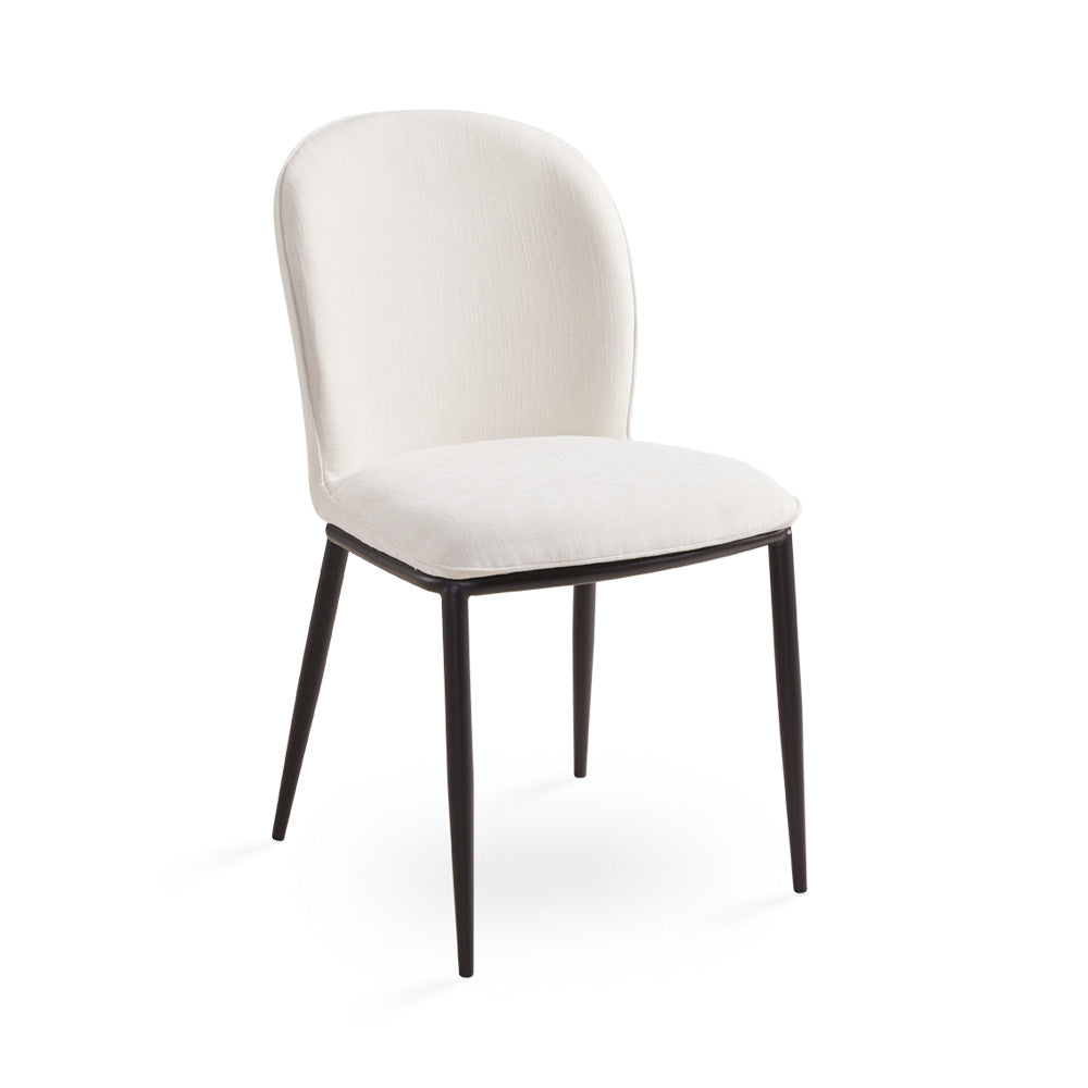Ansley Dining Chair Ivory Silex - Ella and Ross Furniture