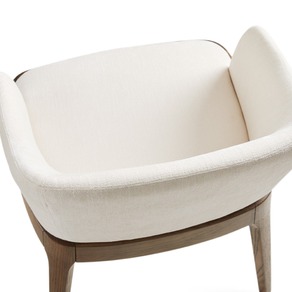 Santana Dining Chair in Ivory - Ella and Ross Furniture