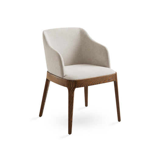 Santana Dining Chair in Light Grey - Ella and Ross Furniture