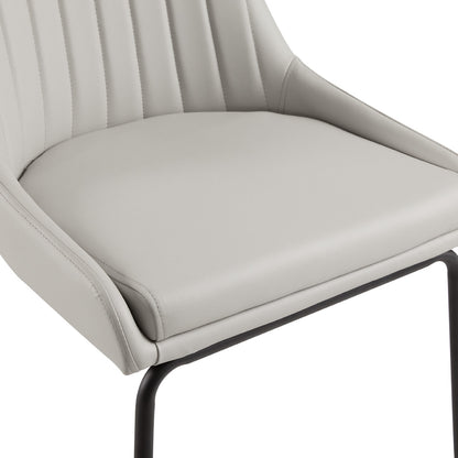 Avari Black Metal Dining Chair