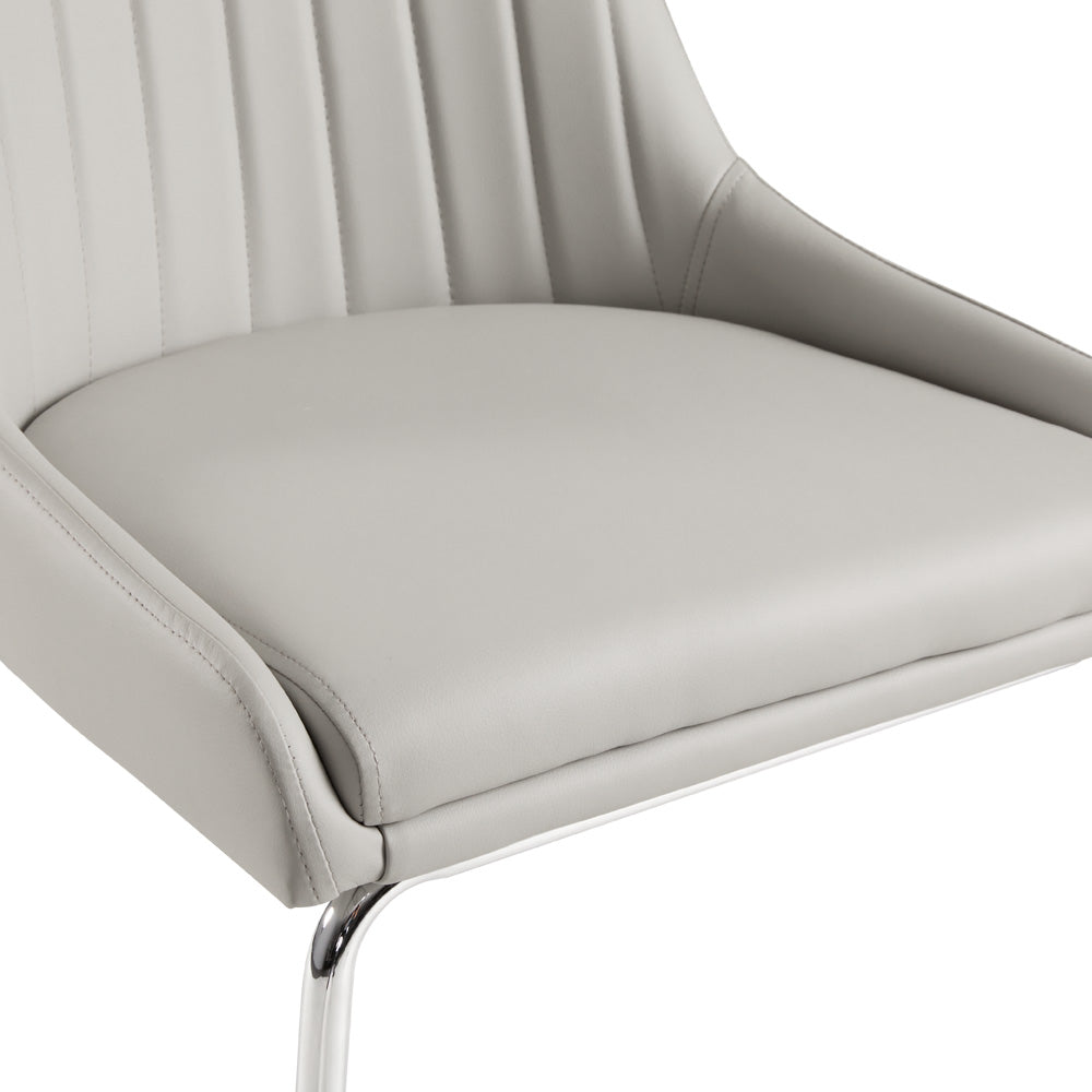 Avari Dining Chair - Silver