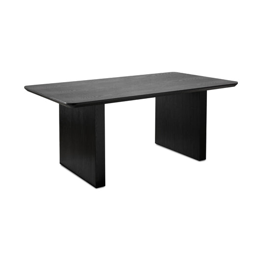Black Veneer Dining Table - Ella and Ross Furniture