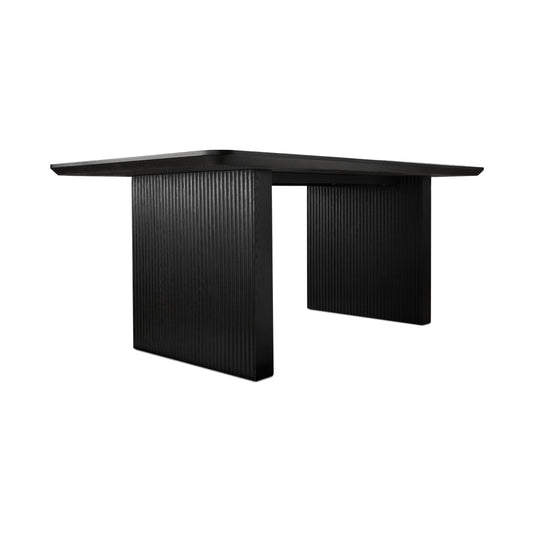 Black Veneer Dining Table - Ella and Ross Furniture