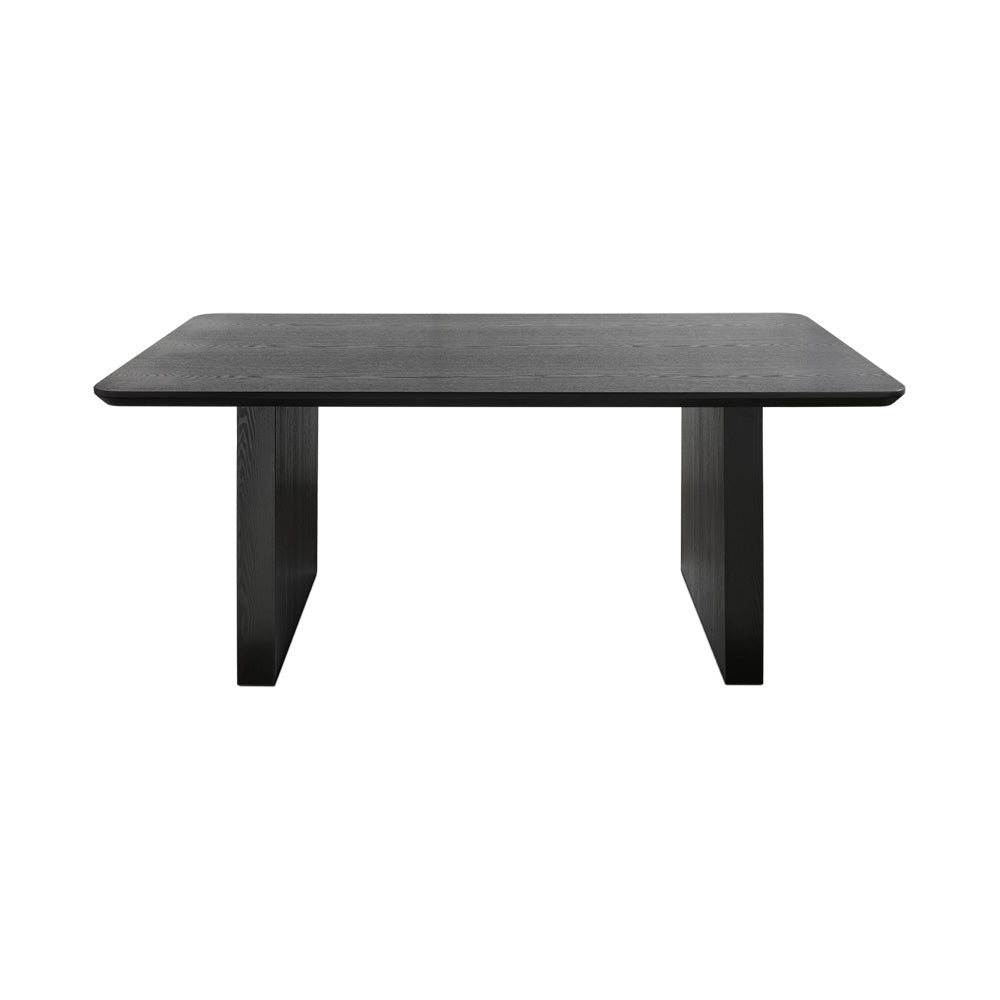 Black Veneer Dining Table - Ella and Ross Furniture