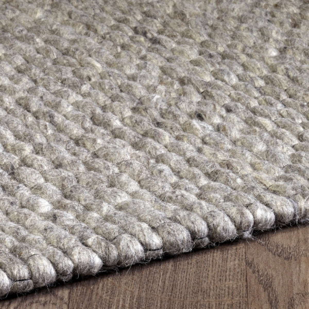 Chinook Handmade Wool Grey Rug - Ella and Ross Furniture