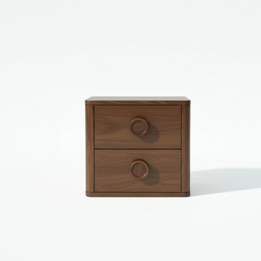 Celeste Walnut Nightstand - Ella and Ross Furniture