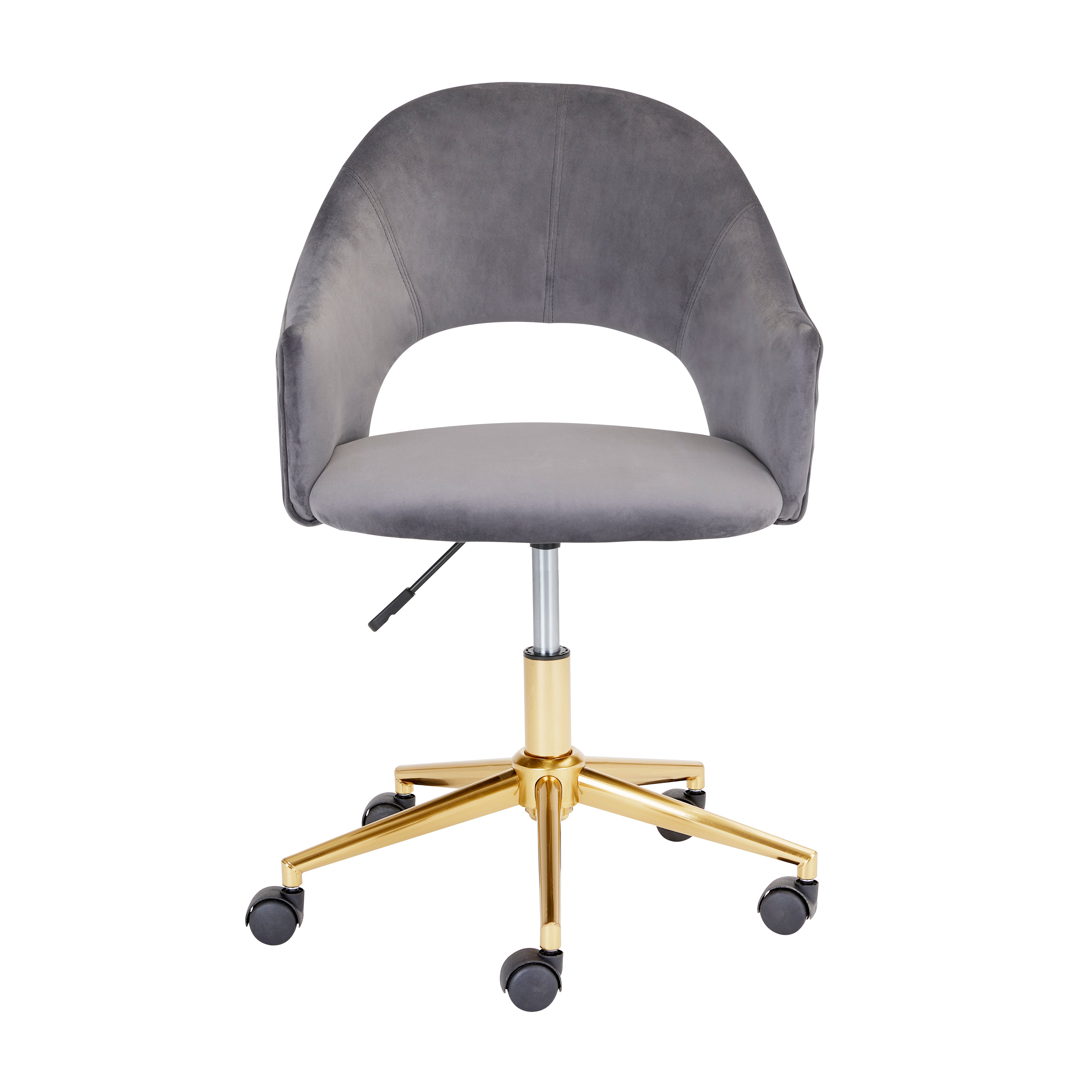 Charlie Office Chair - Gold - Ella and Ross Furniture