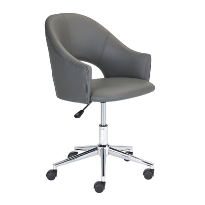 Charlie Office Chair - Silver - Ella and Ross Furniture