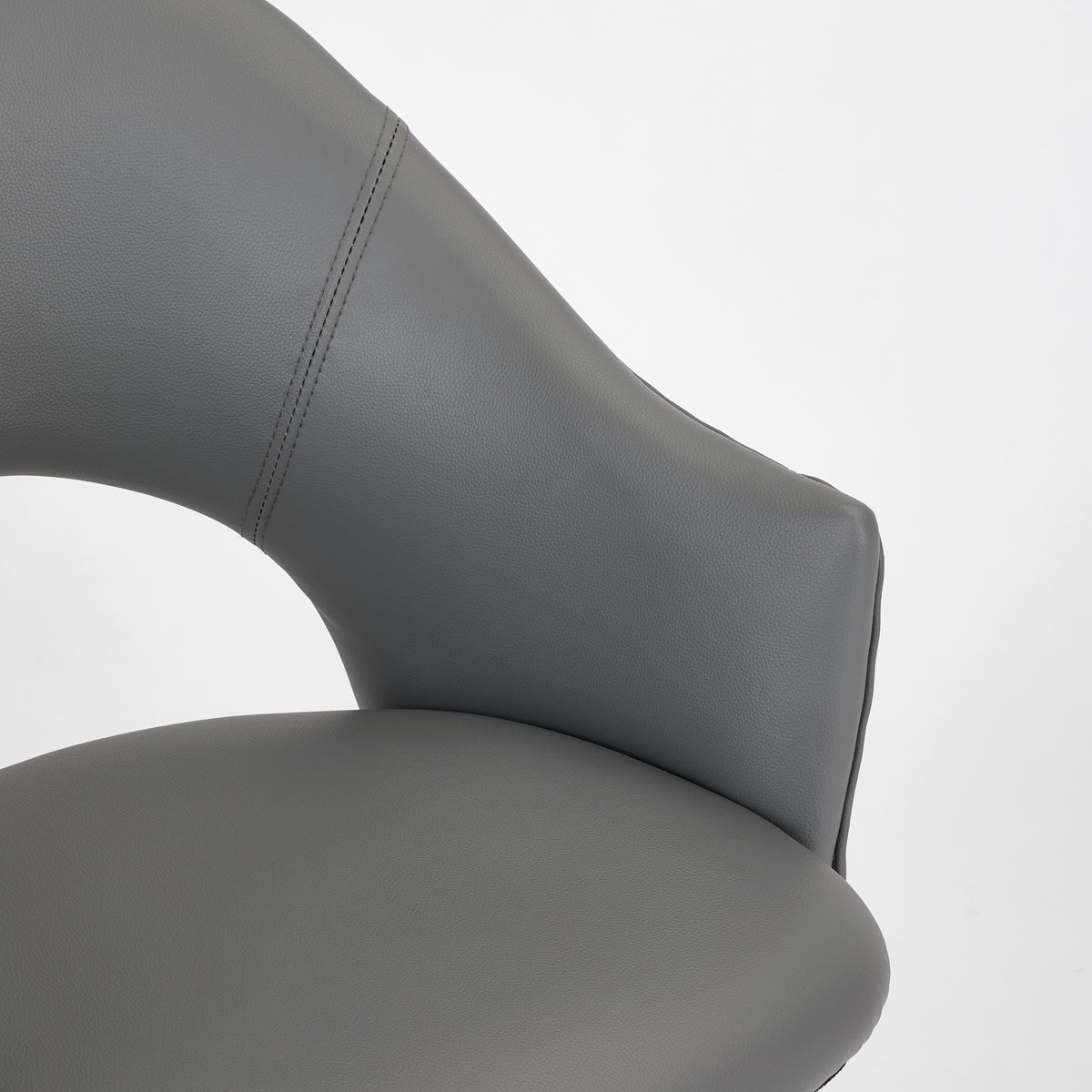 Charlie Office Chair - Silver - Ella and Ross Furniture