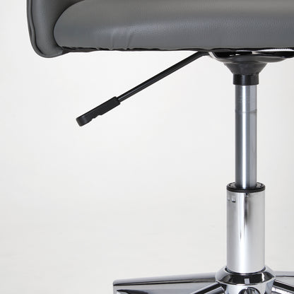 Charlie Office Chair - Silver - Ella and Ross Furniture
